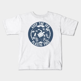 Keep the sea plastic free Kids T-Shirt